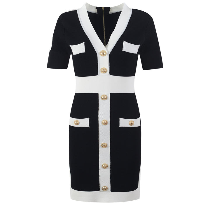robe coréenne noir et blanc