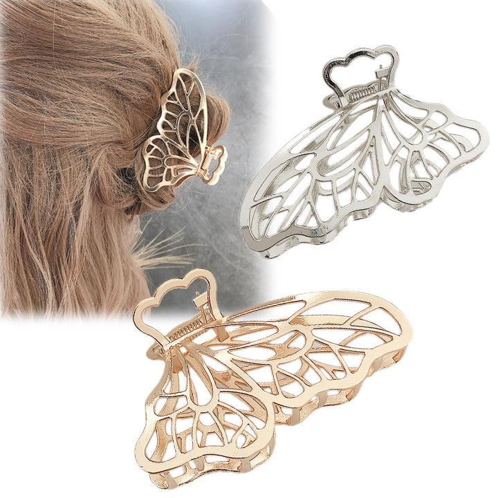 Korea Simple Large Metal Butterfly Hairpin