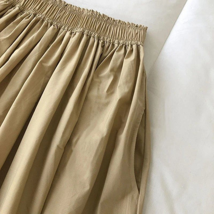 Jupe coréenne unie esprit workwear