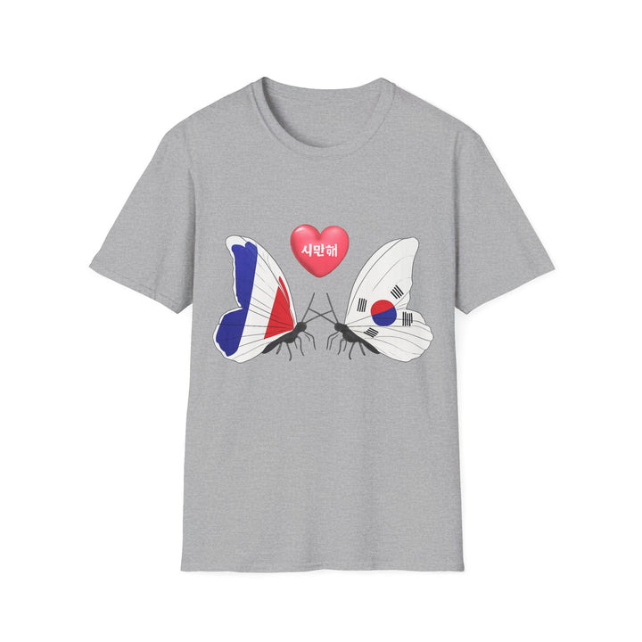 T Shirt Coréen Papillon