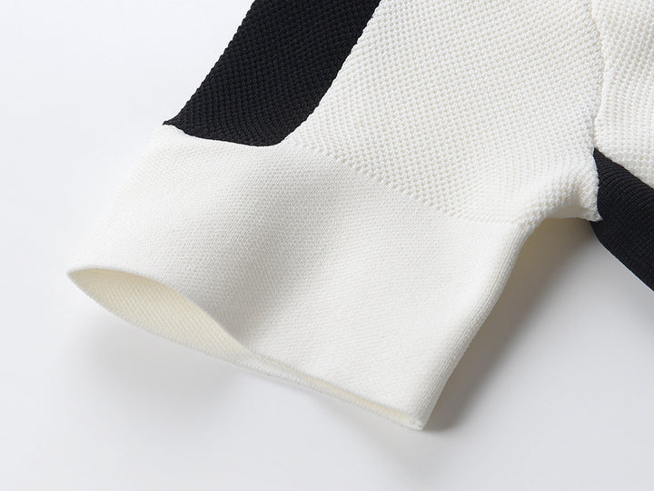 robe coréenne noir et blanc