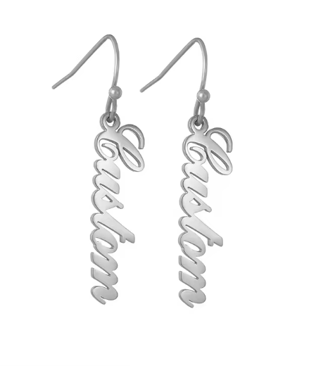 Boucle d Oreille Personnalisé Prénom