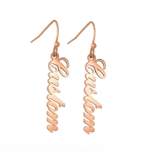 Boucle d Oreille Personnalisé Prénom