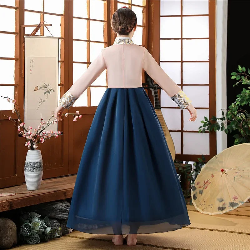 Hanbok Bleu Rose