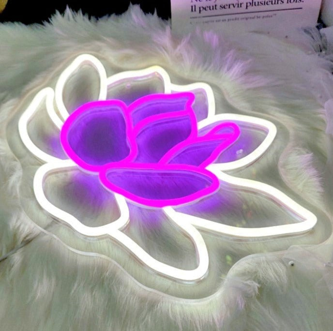 Neon Led Fleur Lotus