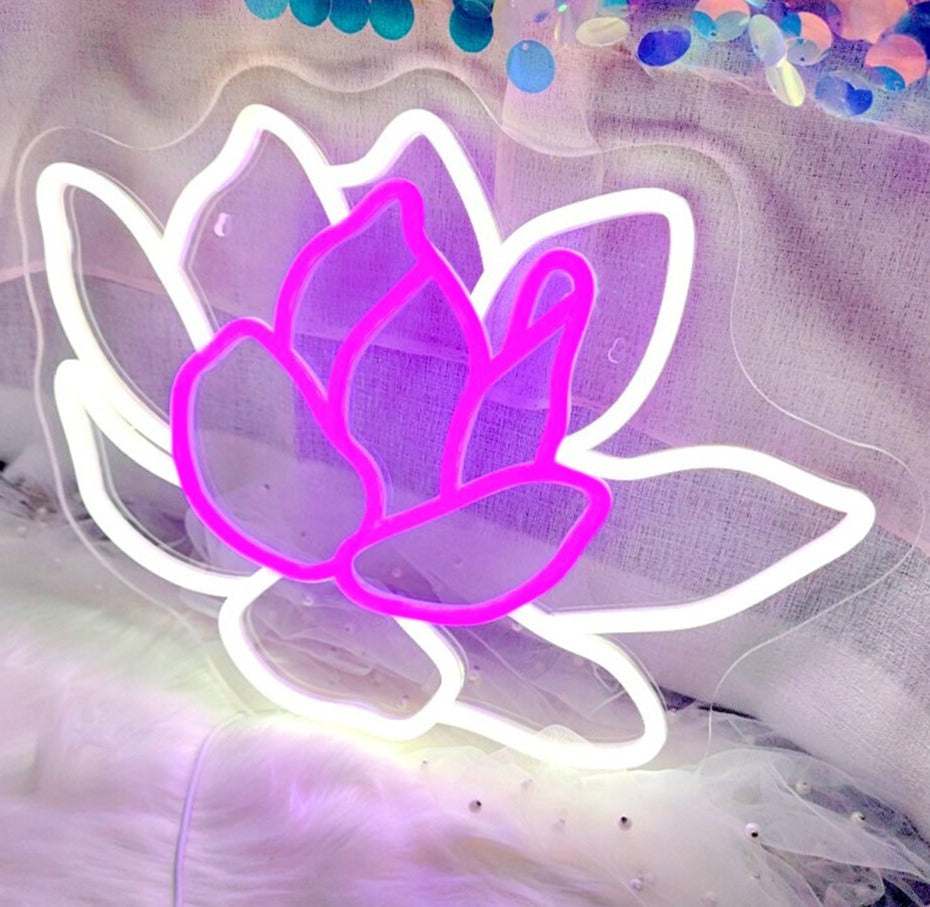 Neon Led Fleur Lotus