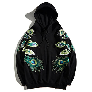 Sweat Paon Brodé