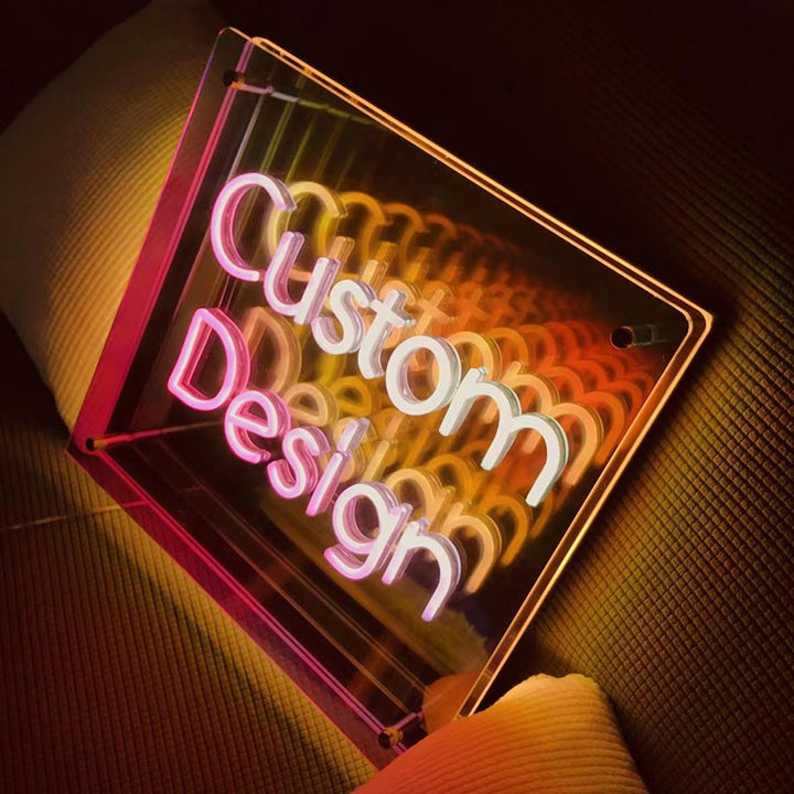 Led Neon Miroir 3D