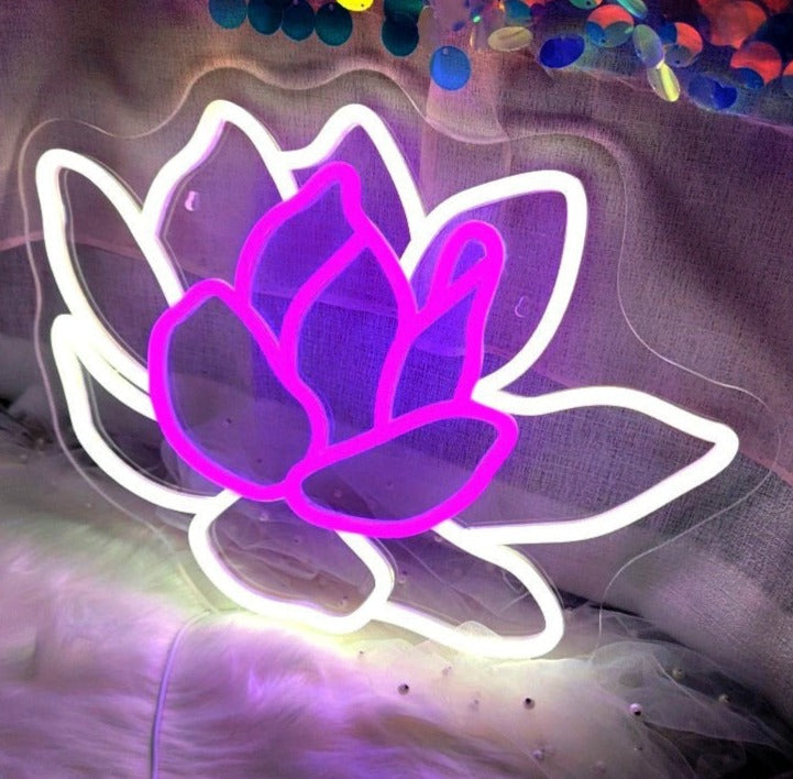 Neon Led Fleur Lotus