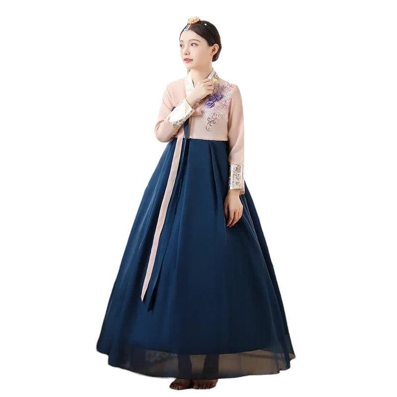 Hanbok Bleu Rose