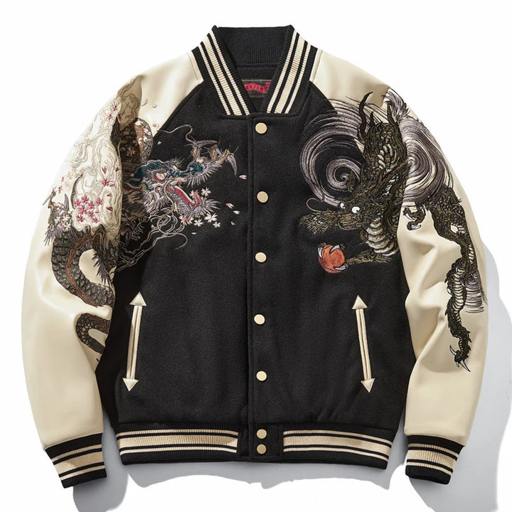 Veste Dragon Bicolore Noir