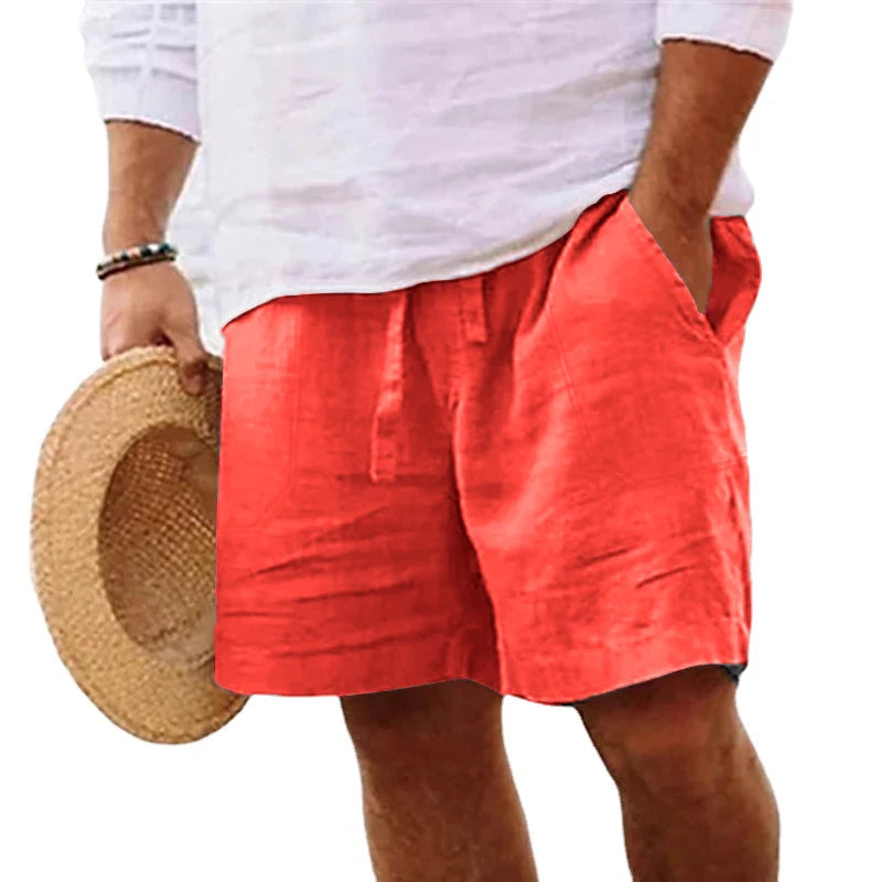 Short Lin Homme Corail