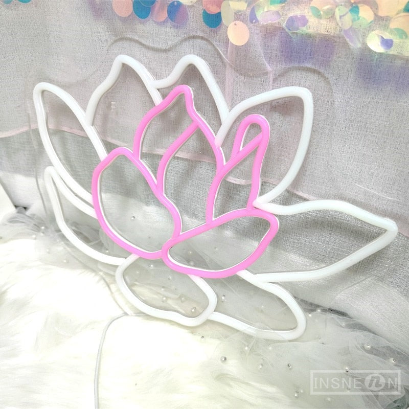 Neon Led Fleur Lotus