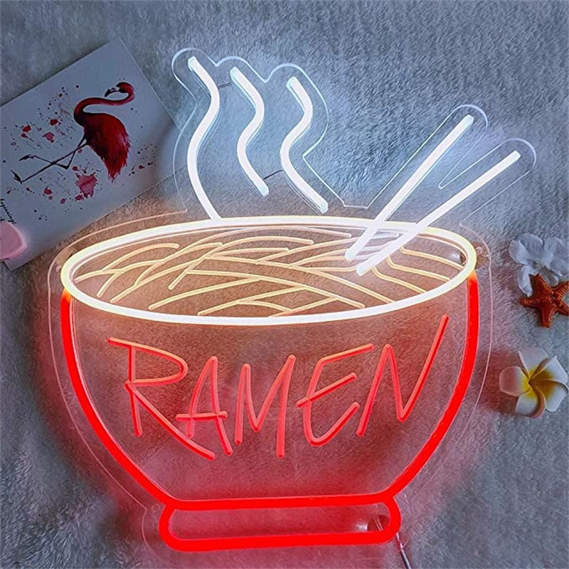 Neon Led Ramen Nouilles