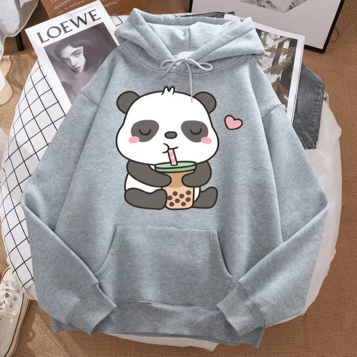 Sweat à Capuche Panda Cartoon
