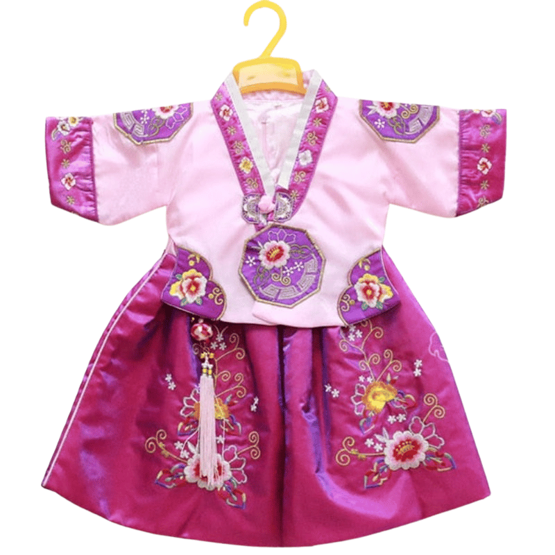 Hanbok Violet Fille