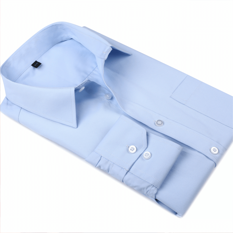 Chemise Personnalisée Manches Courtes Bleu Ciel