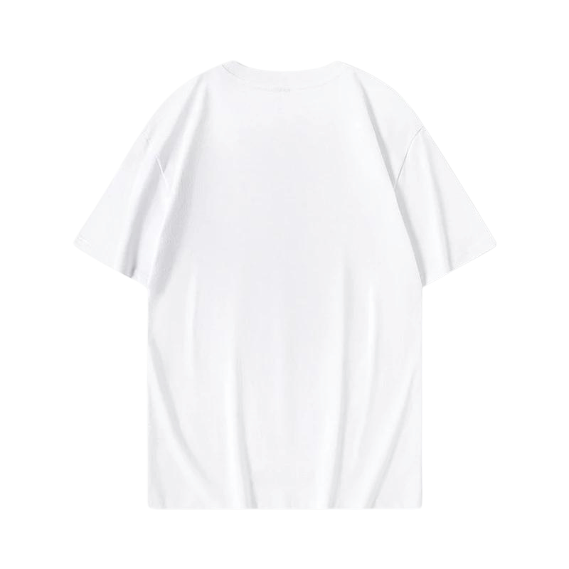 T Shirt Blanc Panda Bambou Brodé