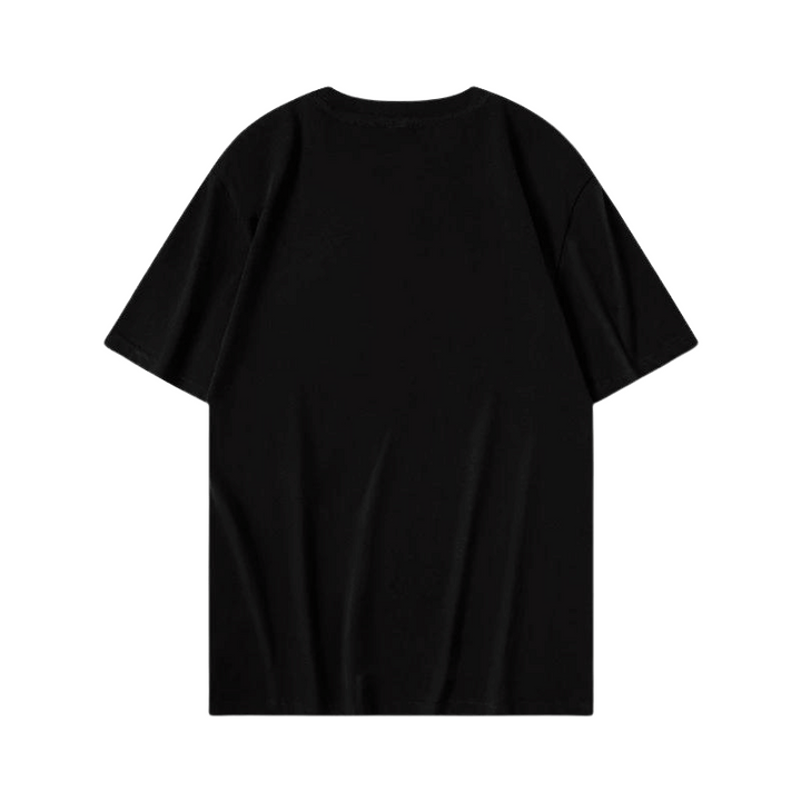 T Shirt Noir  Panda Bambou Brodé