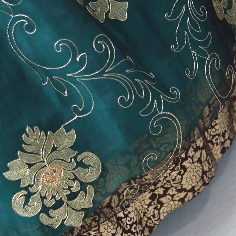 Hanbok Vert et Rose