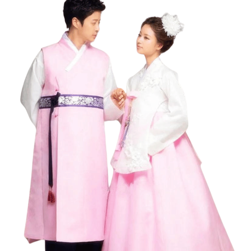 Hanbok Couple Rose