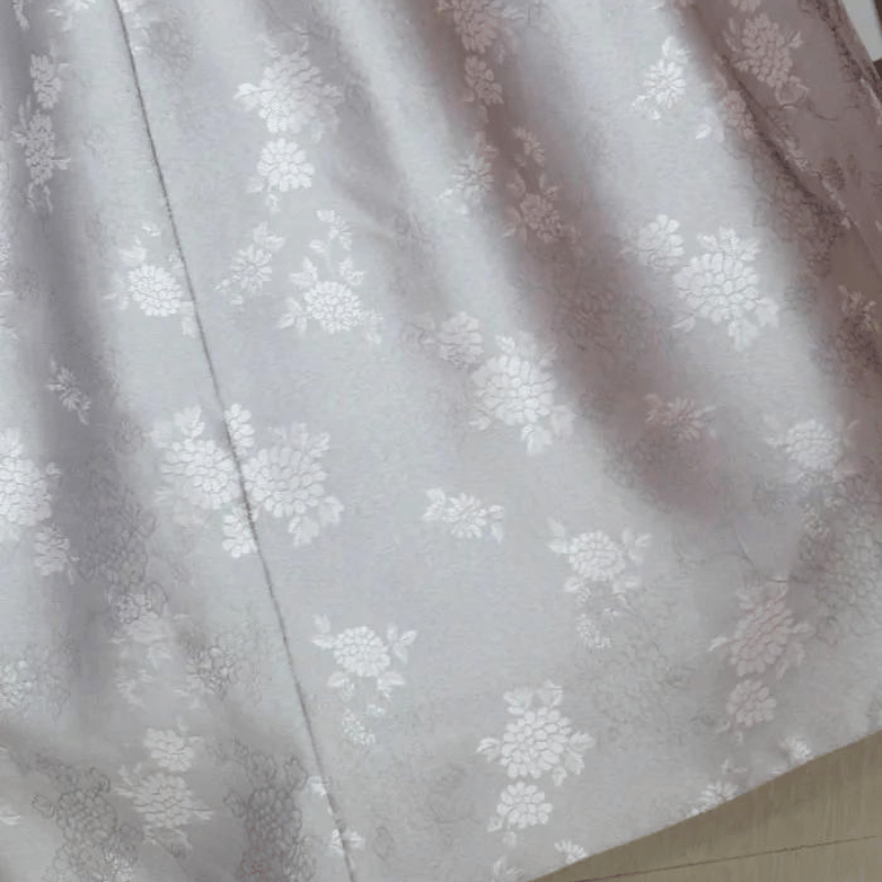 Hanbok Gris Rose Femme