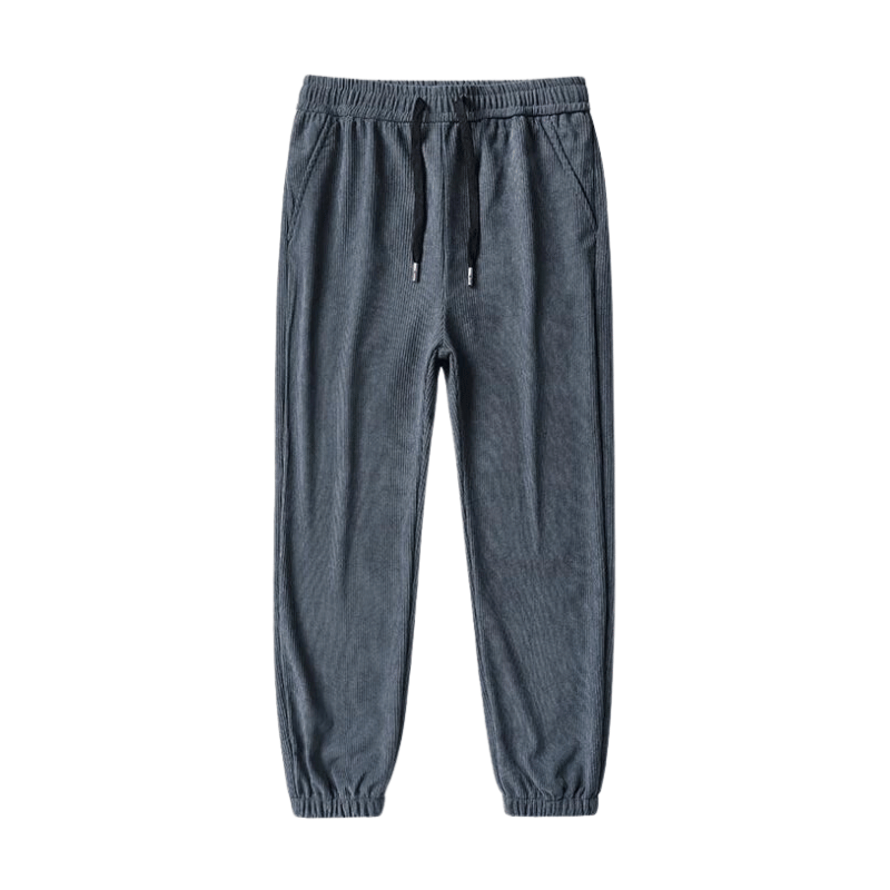 Pantalon Gris Velours Homme