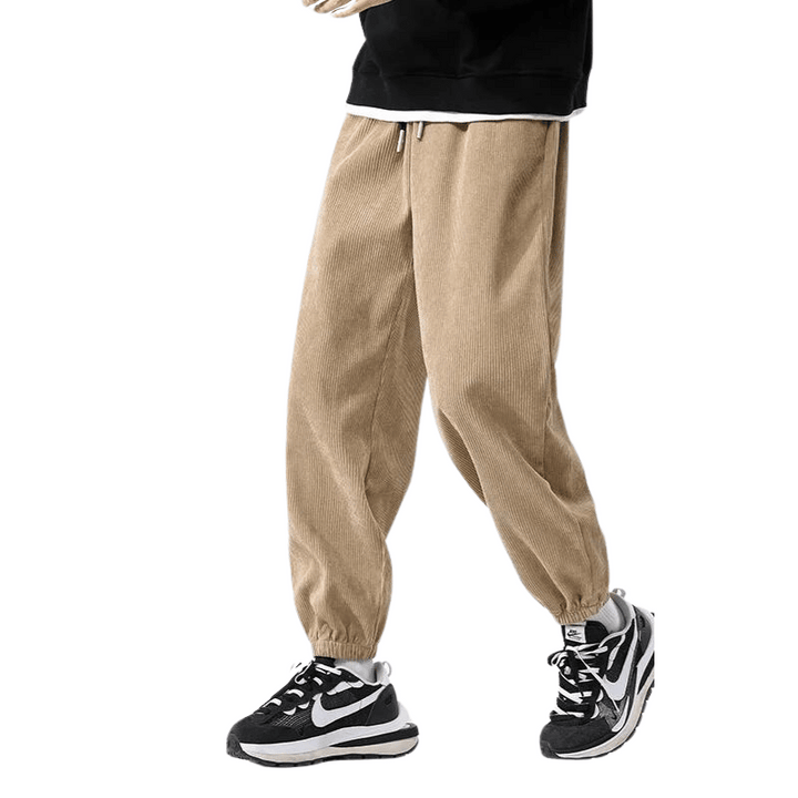 Pantalon Kaki Velours Homme