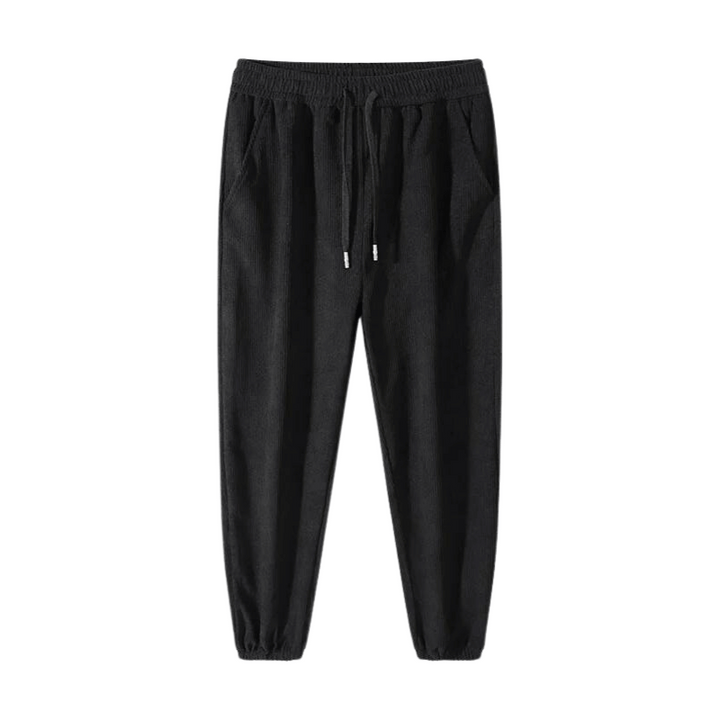 Pantalon Noir Velours Homme
