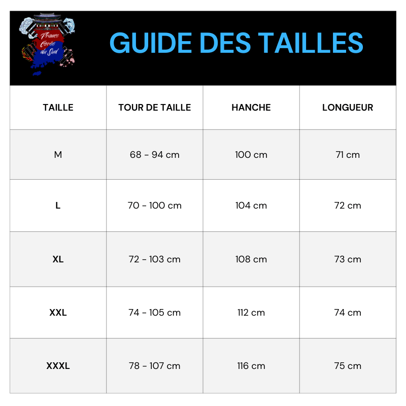 Tableau Tailles Short Lin Homme