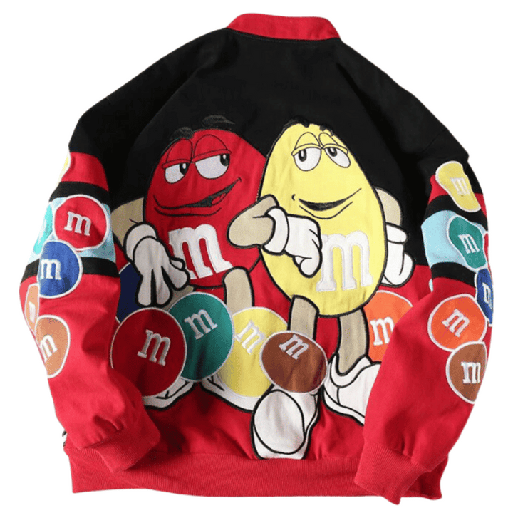 Veste Rouge M&M'S Brodée