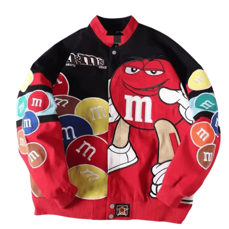 Veste Rouge M&M'S Brodée