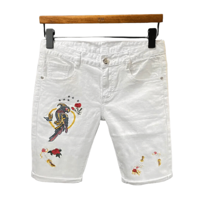 Short Blanc Jean Perroquet