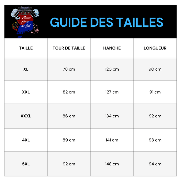 Tableau Tailles Pull Blanc Grues Fleurs Sakura
