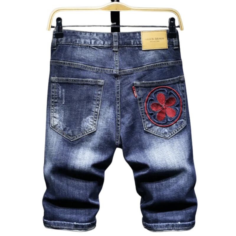 Short Jean Bleu Dragon