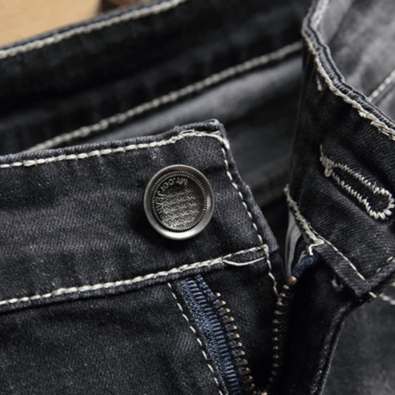 Short Jean Noir Dragon Rouge