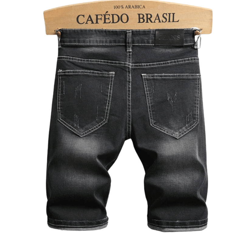 Short Jean Noir Dragon Rouge