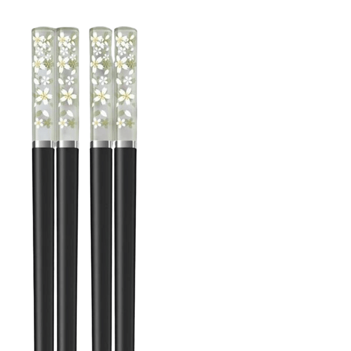 Baguette Sakura Transparent Noir_Blanc