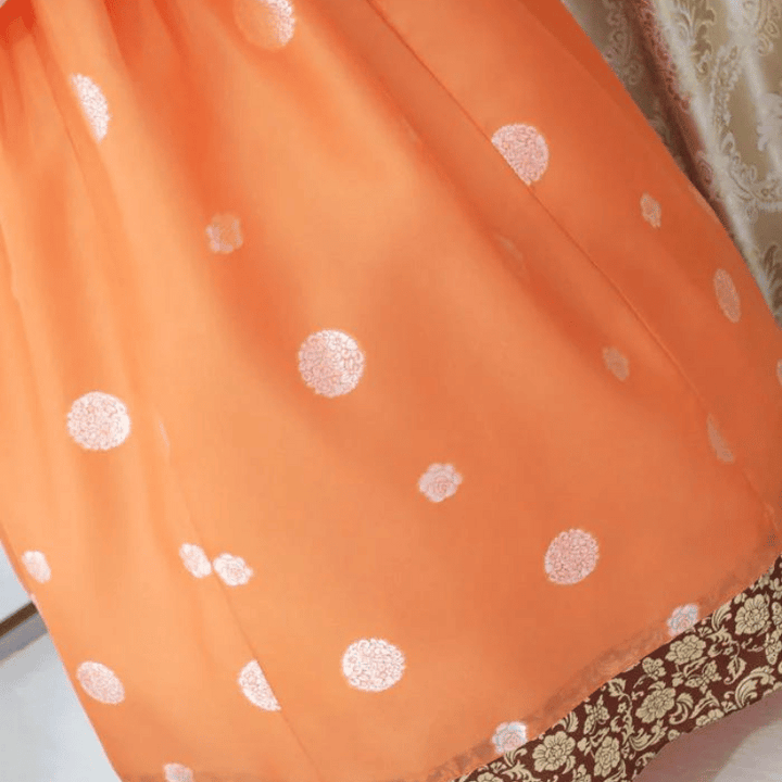 Hanbok Orange Femme