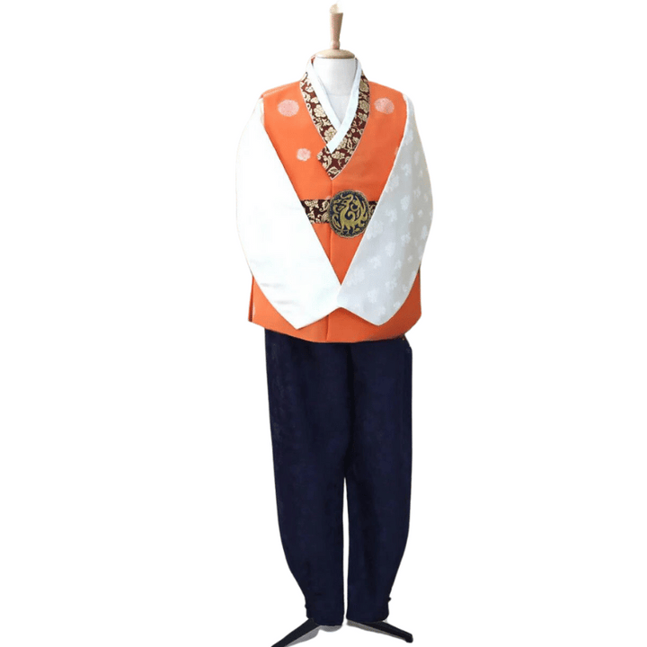 Hanbok Orange Homme