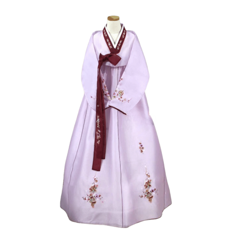 Hanbok Violet France Corée du Sud