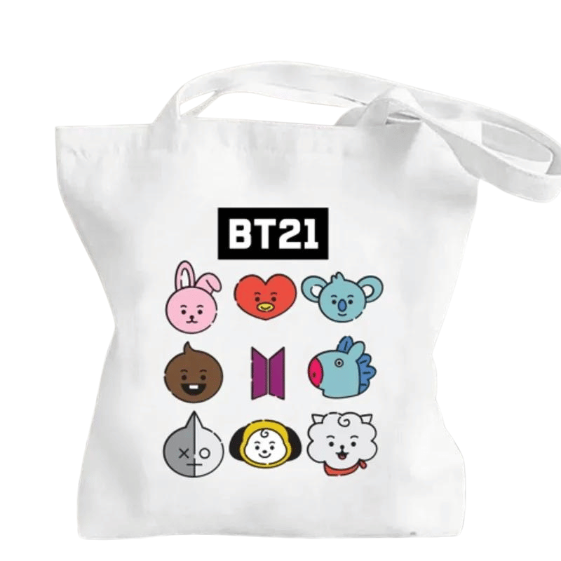 Sac Shopping en Toile BT21