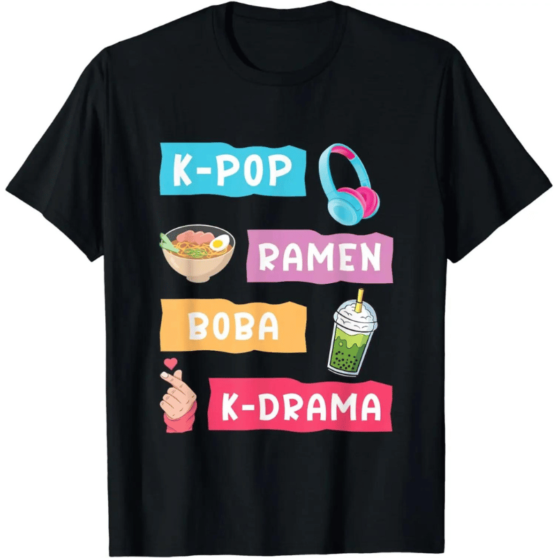 T-Shirt  Kawaii Korean K-Drama & K-Pop