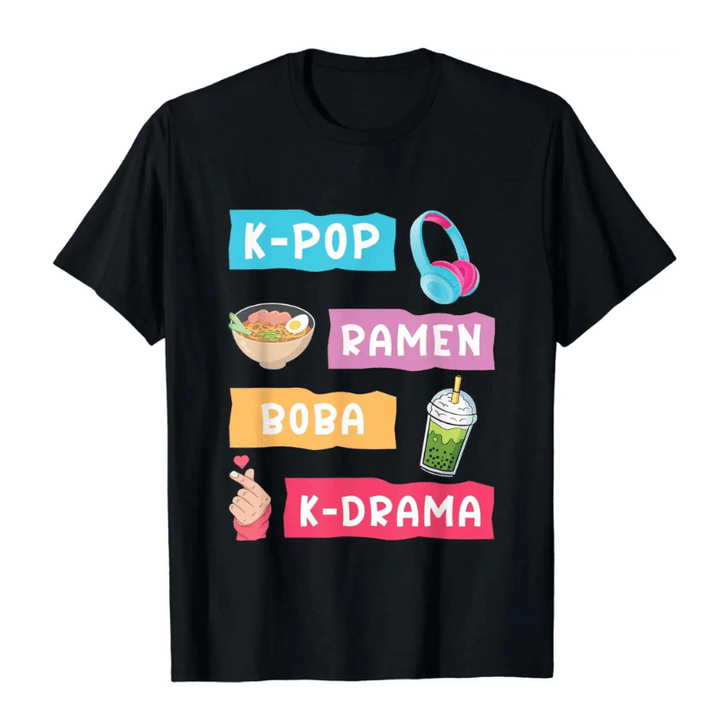 T-Shirt  Kawaii Korean K-Drama & K-Pop