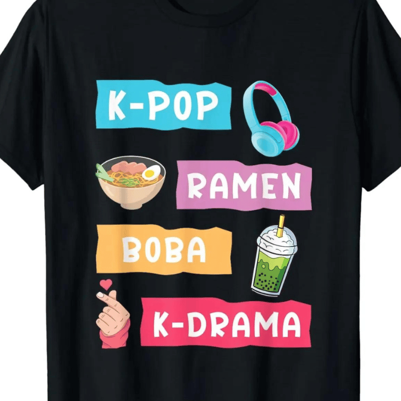 T-Shirt  Kawaii Korean K-Drama & K-Pop