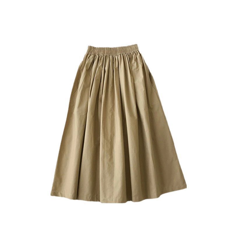 Jupe coréenne unie esprit workwear