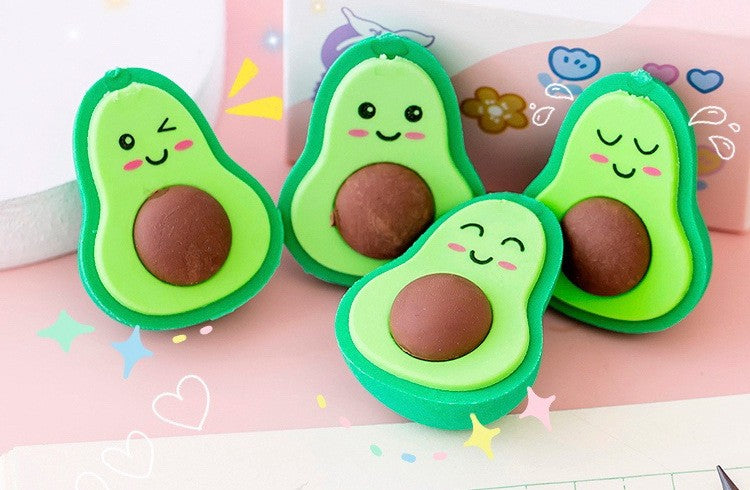 Avocat en gomme kawaii