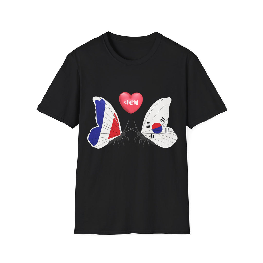 T Shirt Coréen Papillon