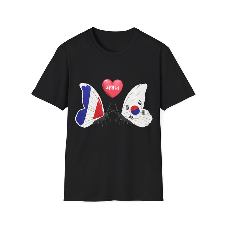 T Shirt Coréen Papillon