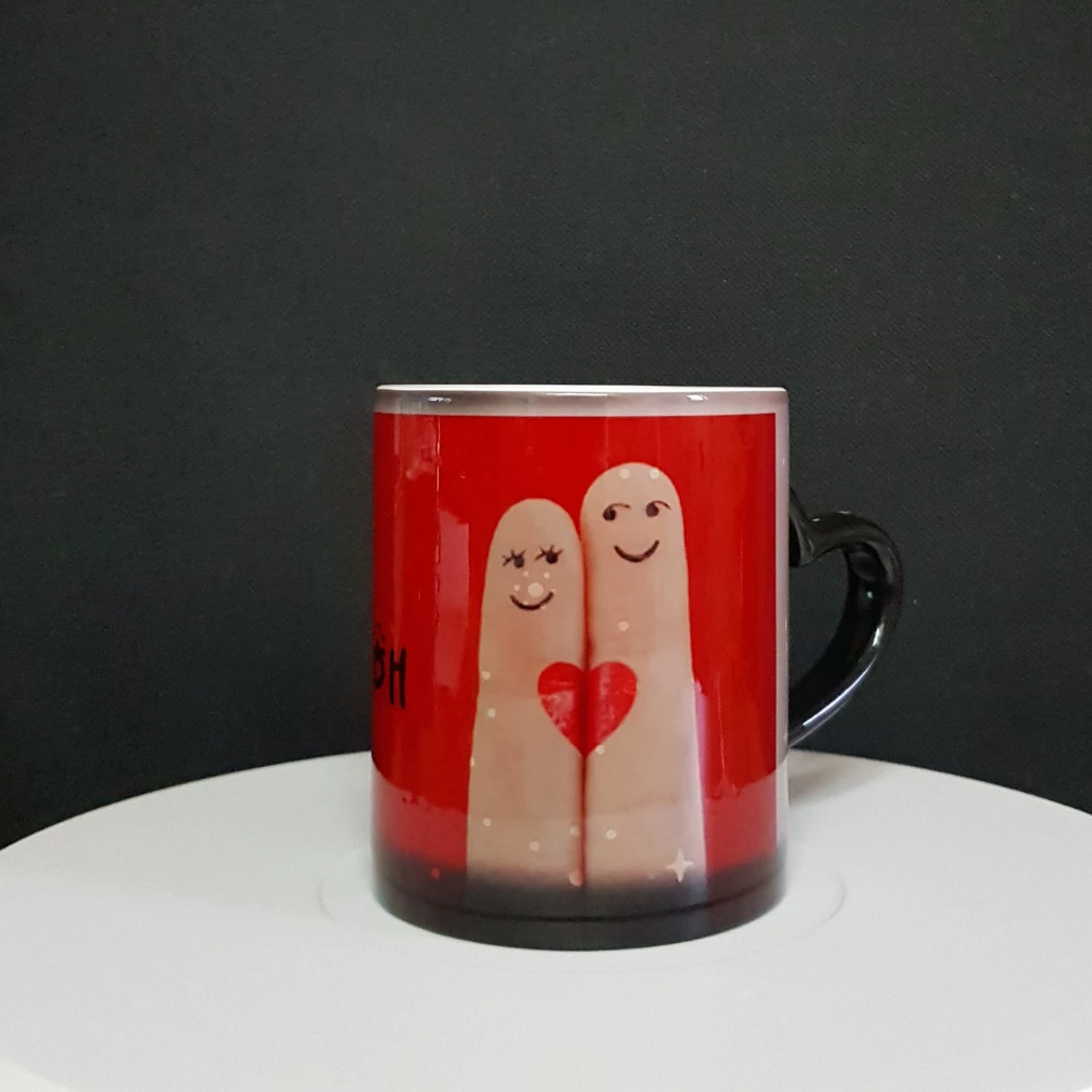 Mug Personnalisé Je t'Aime avec Doigts | France Corée du Sud